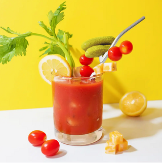 Bloody Mary Straws with Garnish Branch