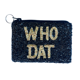 Who Dat Zip Pouch