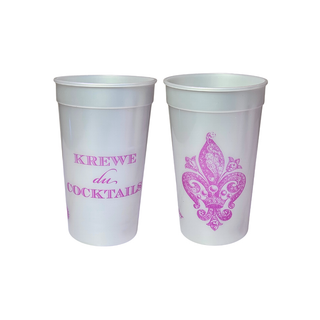 Krewe du Cocktails Pearlized Cups