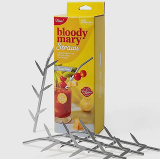 Bloody Mary Straws with Garnish Branch