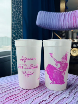Laissez Les Cocktails Rouler Pearlized Cups