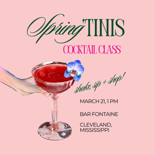 Spring 'Tinis Cocktail Class