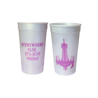 Everywhere Else, It's Just Friday Pearlized Cups