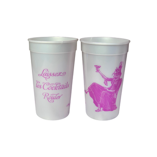 Laissez Les Cocktails Rouler Pearlized Cups