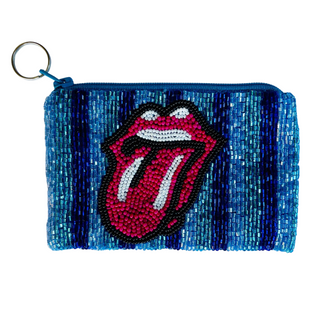 Stones Pink Lips Zip Pouch