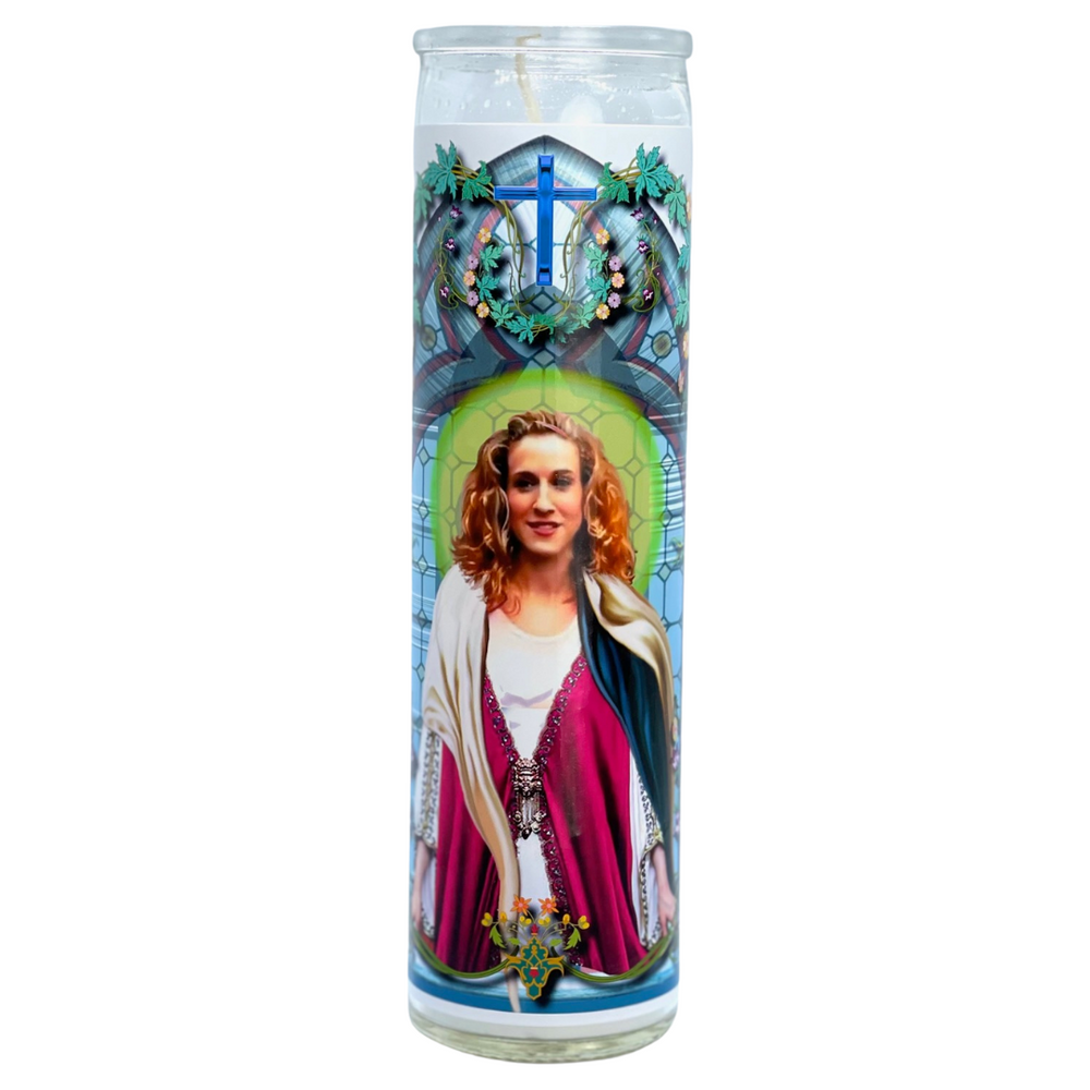 Carrie Bradshaw Prayer Candle