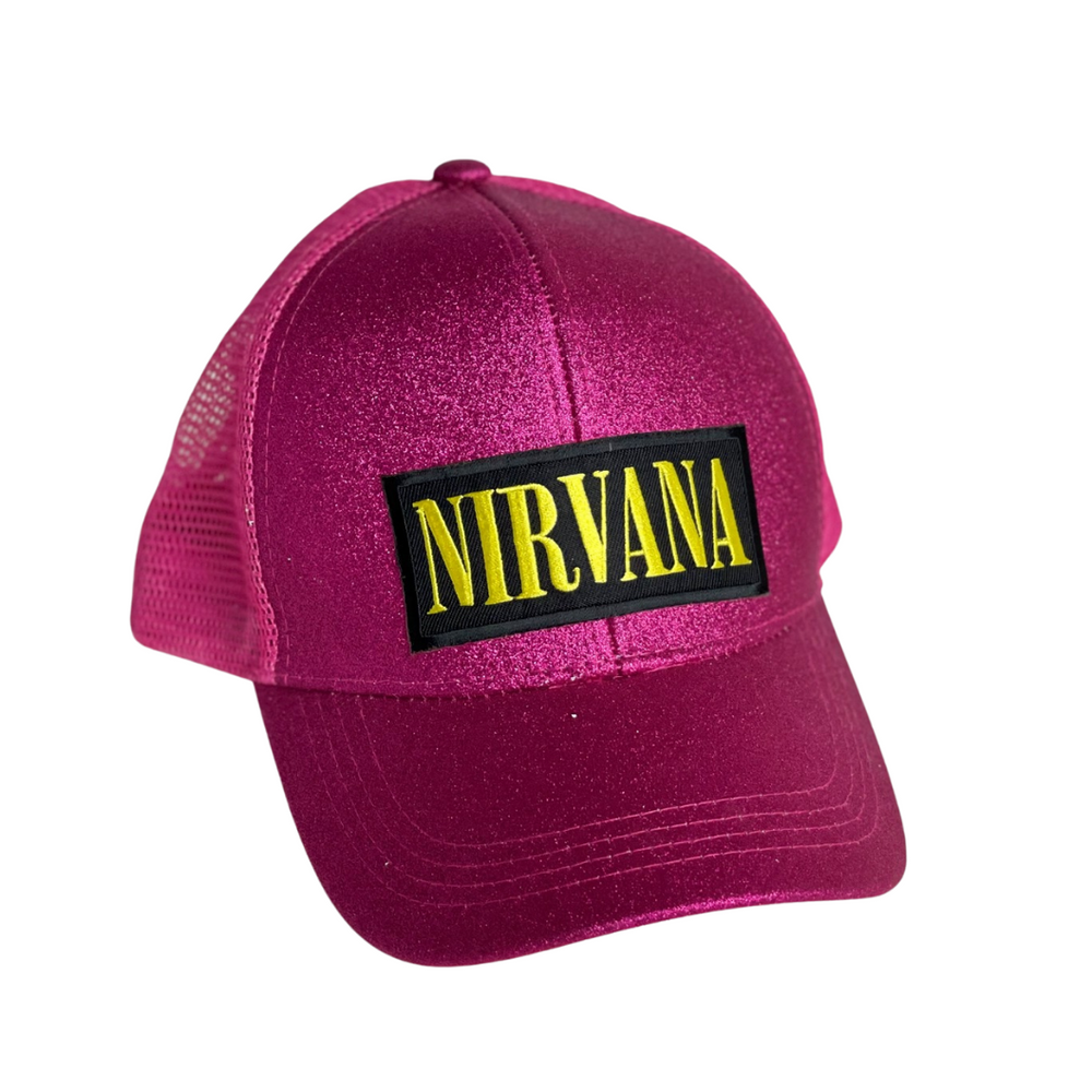 Nirvana Magenta Trucker Hat