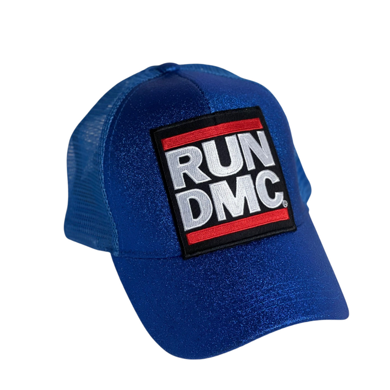 Run DMC Blue Trucker Hat