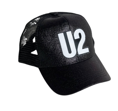 U2 Black Trucker Hat